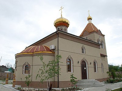 Входная группа Храм во имя преподобного Сергия Радонежского. 