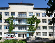 Входная группа Симферопольская клиническая больница.  Киевская,  142