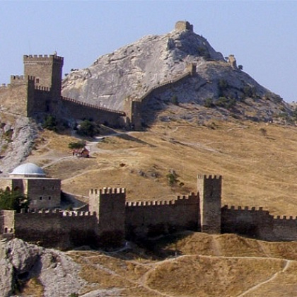 Входная группа Генуэзская крепость (Судакская крепость). 